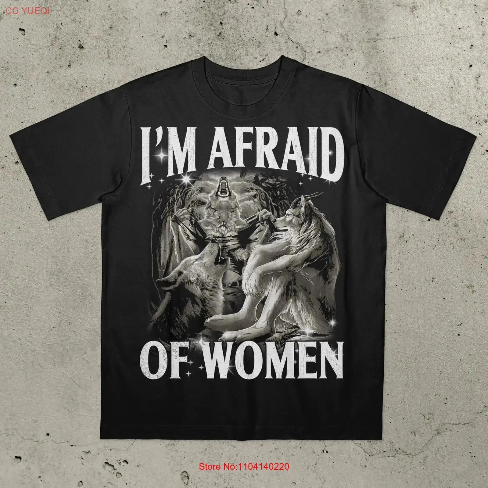 Vintage Fashion Gen Z - Camiseta Engraçada 'Eu Tenho Medo de