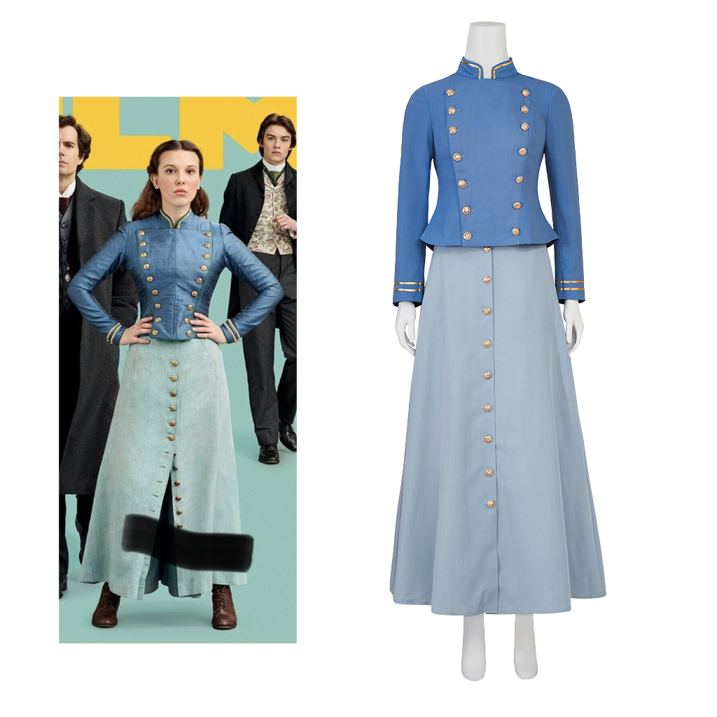 Vintage Fashion Dresses - Filme cosplay enola holmes 2 cosplay