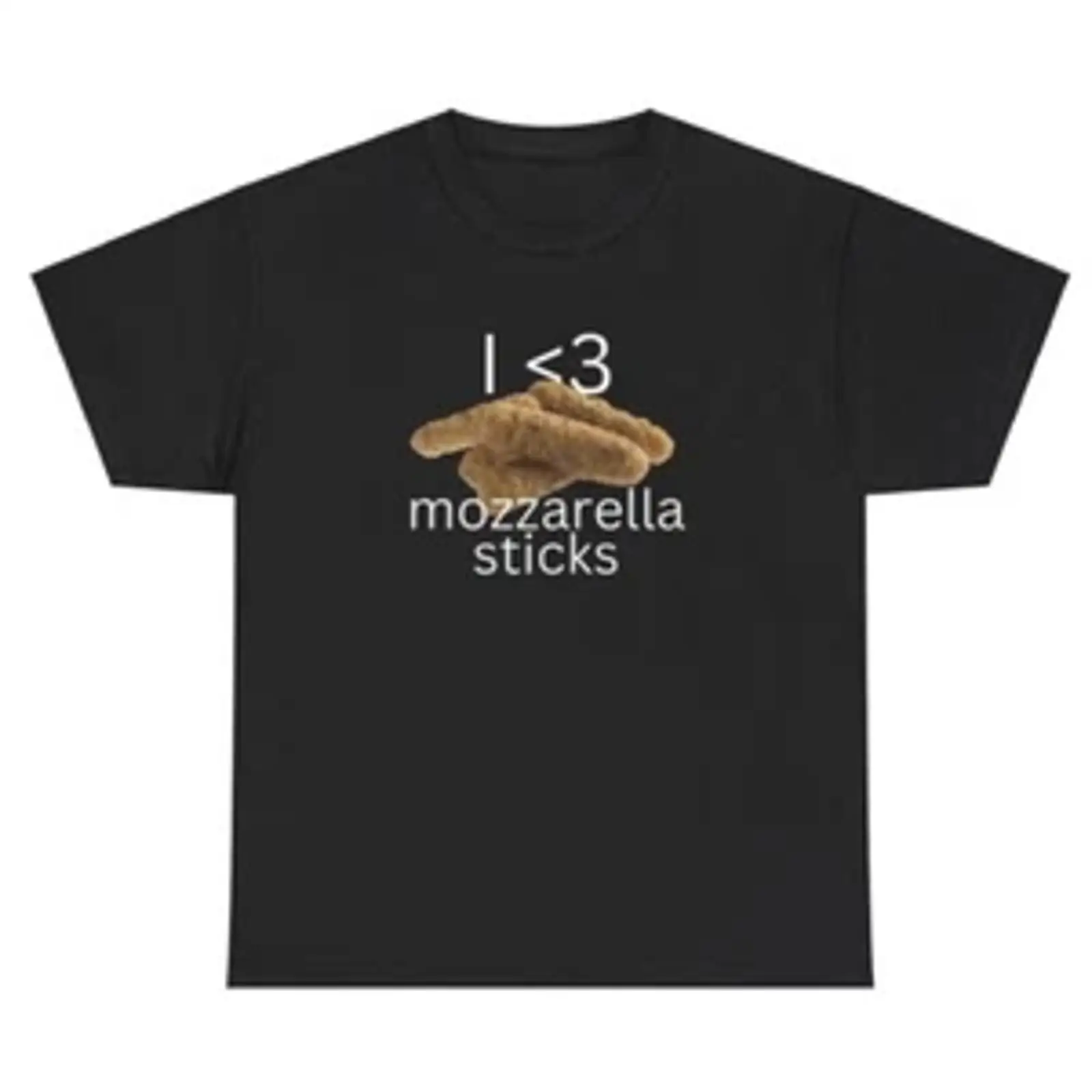 Vintage Fashion Gen Z - Camiseta I Love Mozzarella Sticks, Engraçada