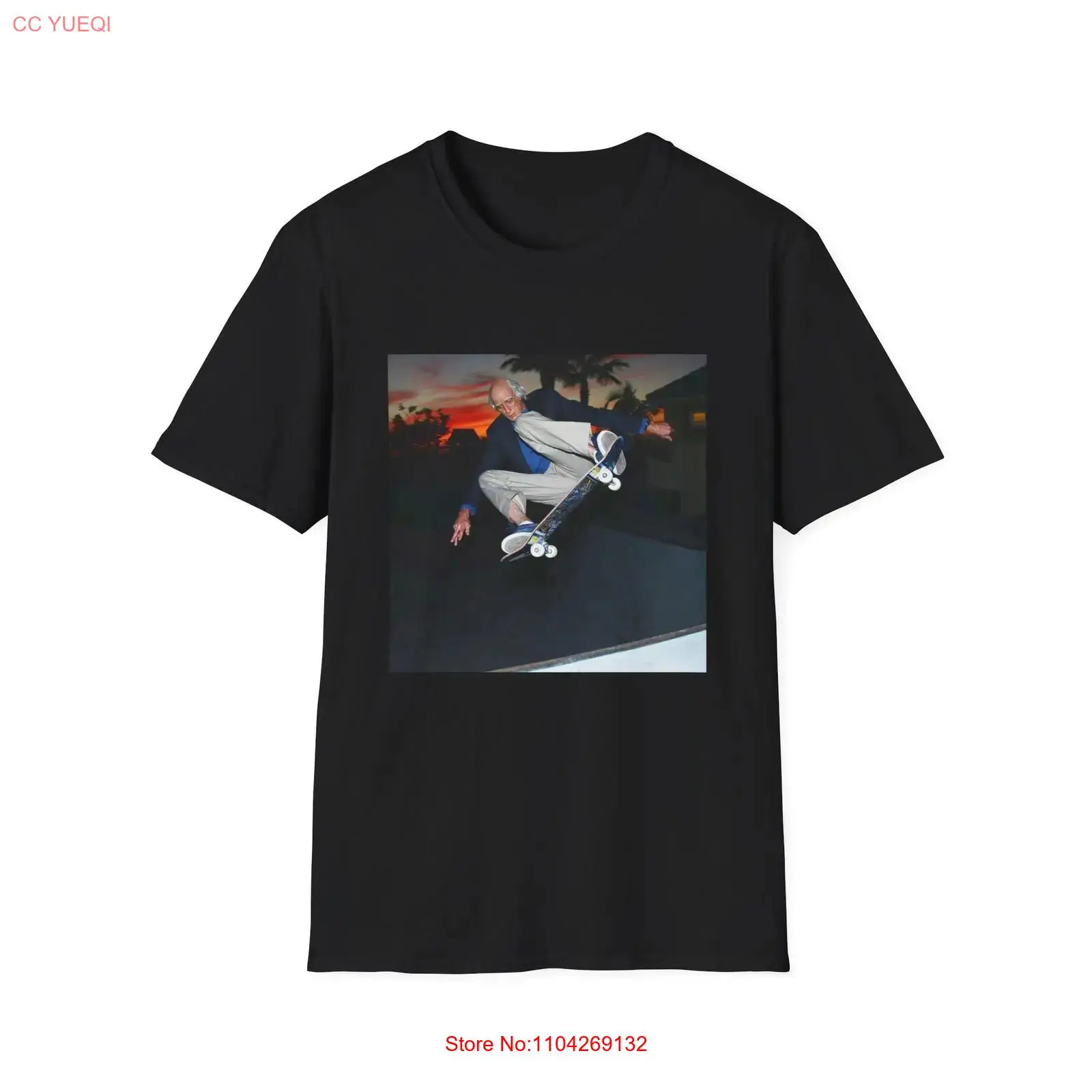 Vintage Fashion Photos - Camiseta Tony Hawk como Larry David,