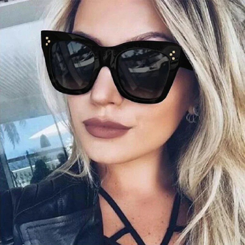 Vintage Fashion De - Óculos de Sol Retrô Quadrados para