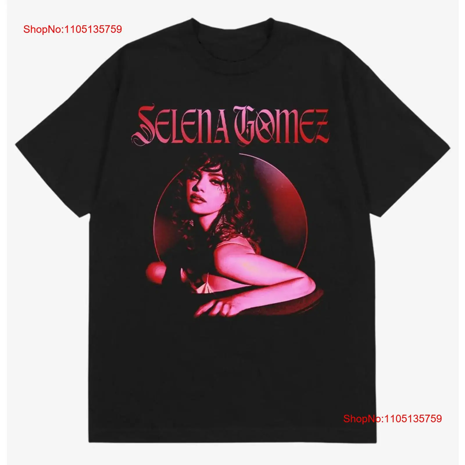 Vintage Fashion Photos - Selena gomez vermelho foto t camisa