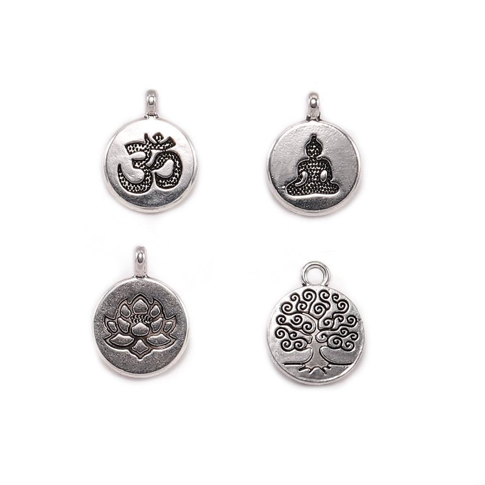 Vintage Fashion Nz - 10 pçs/lote antigo chakra charme yoga