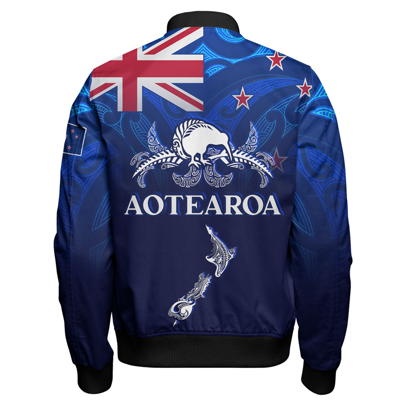 Vintage Fashion Nz - Jaqueta bandeira nacional masculina, impressão 3D,
