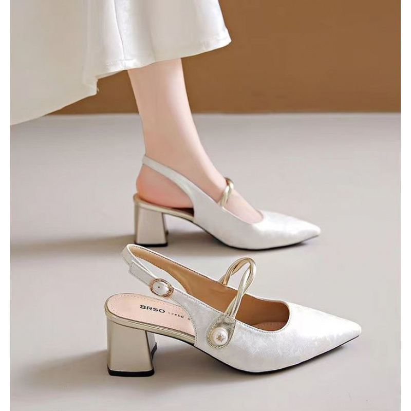 Vintage Fashion Dresses - Sandálias Femininas Elegantes 2026 com Salto