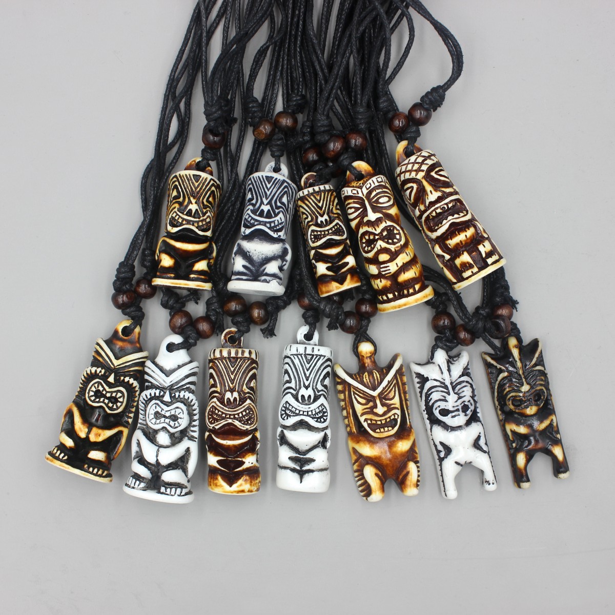Hawaiian Tiki Totem Pingente C - Vintage Fashion Nz avaliação e preço
