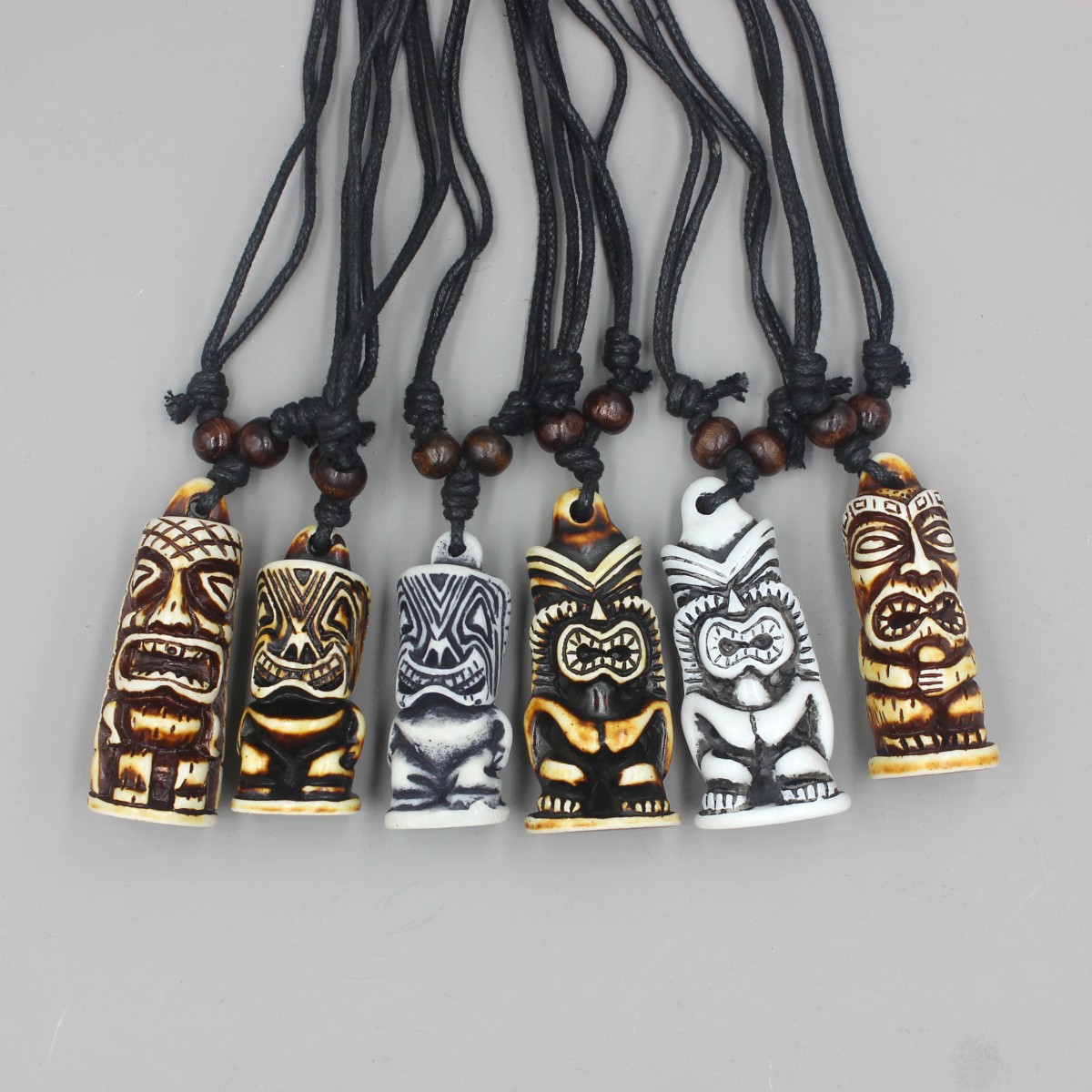 Hawaiian Tiki Totem Pingente C - Vintage Fashion Nz avaliação e preço