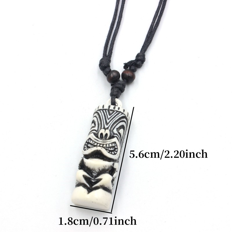 Hawaiian Tiki Totem Pingente C - Vintage Fashion Nz avaliação e preço