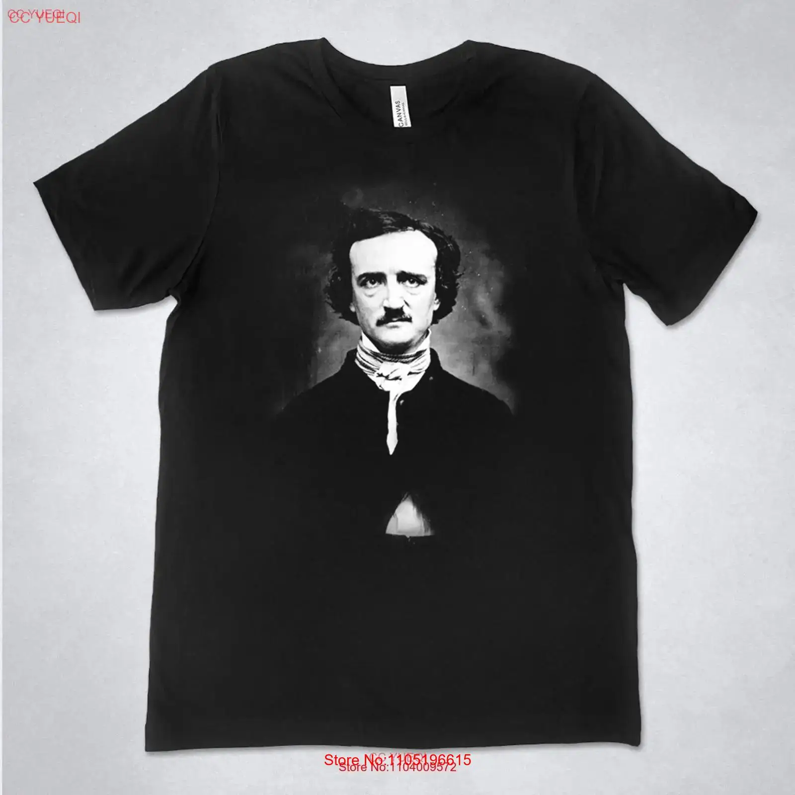 Edgar Allan Poe camisa retrato - Vintage Fashion Photos avaliação e preço