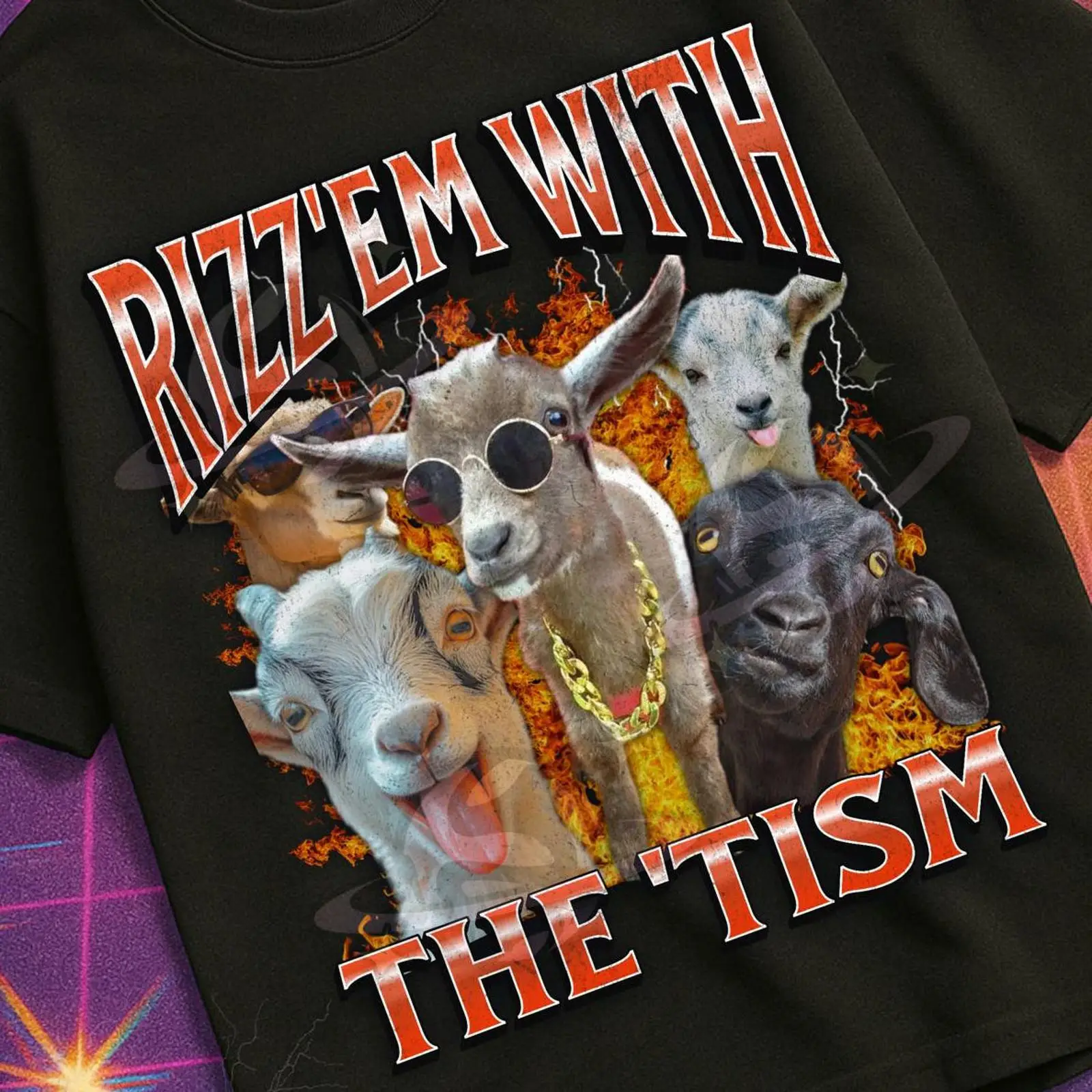 Camiseta Rizz 'Em With The 'Ti - Vintage Fashion Gen Z avaliação e preço