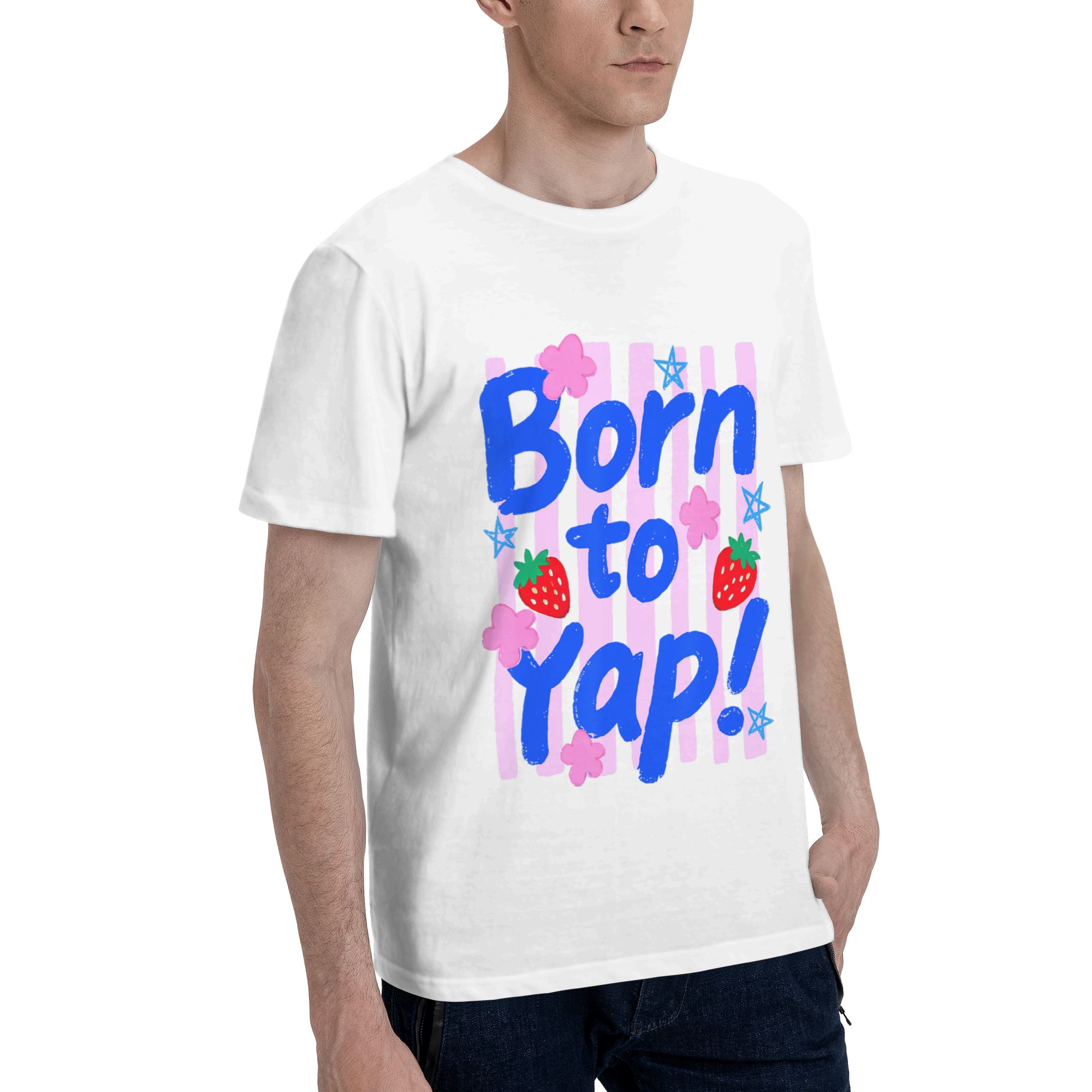 Camiseta masculina preppy born - Vintage Fashion Gen Z avaliação e preço