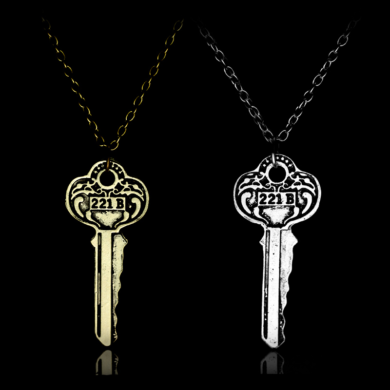 Sherlock 221b casa chave colar - Vintage Fashion Houses avaliação e preço