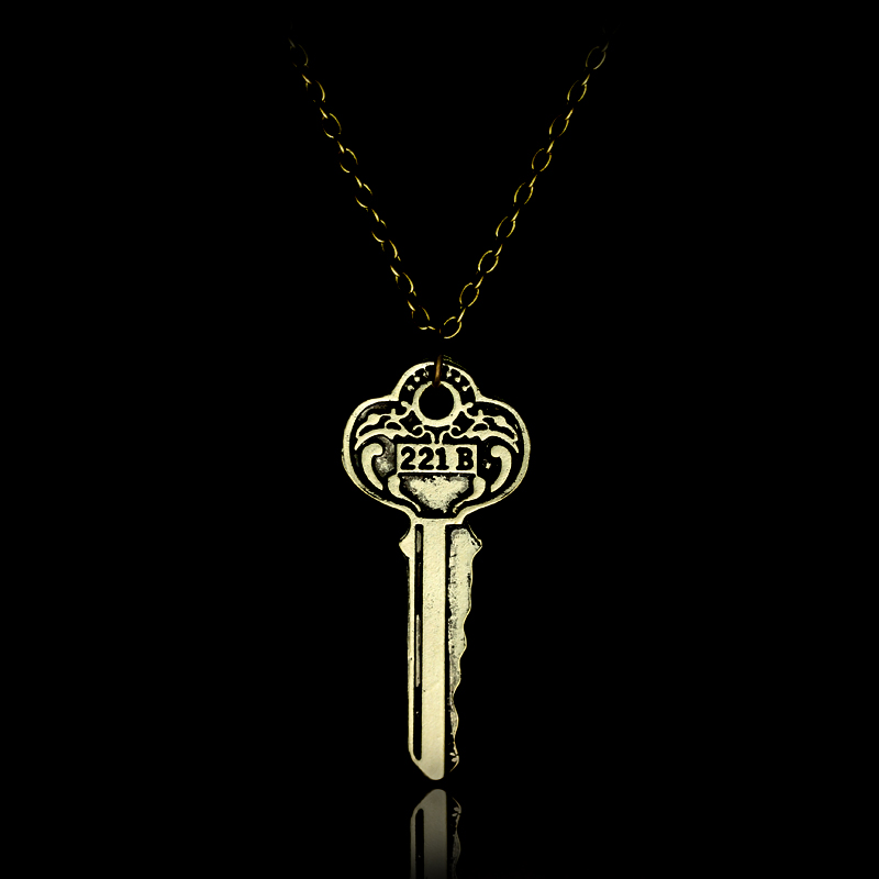 Sherlock 221b casa chave colar - Vintage Fashion Houses avaliação e preço